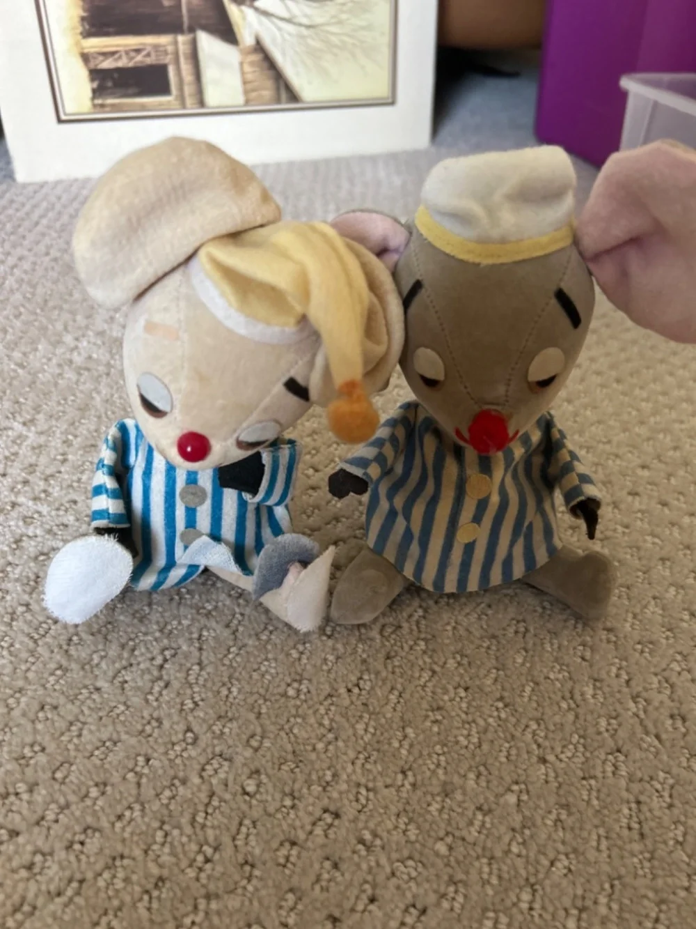 Vintage stuffed animal set